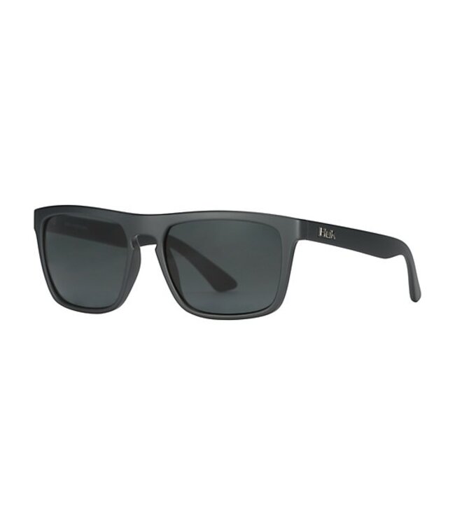 HUK Men's Siwash Matte Black/Gray Lens Sunglasses E0000241-001
