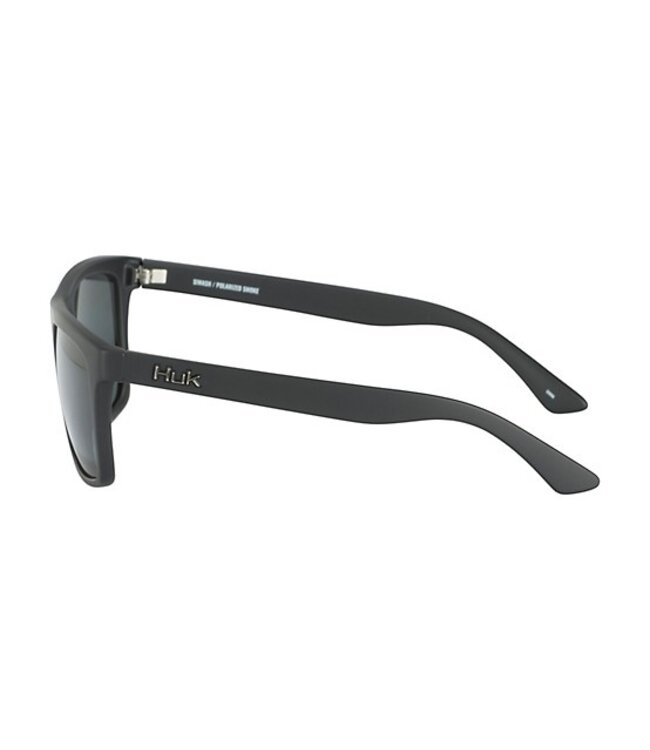HUK Men's Siwash Matte Black/Gray Lens Sunglasses E0000241-001