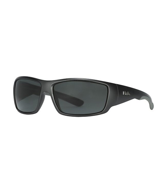 HUK Men's Spearpoint Matte Black/Gray Lens Sunglasses E0000244-001