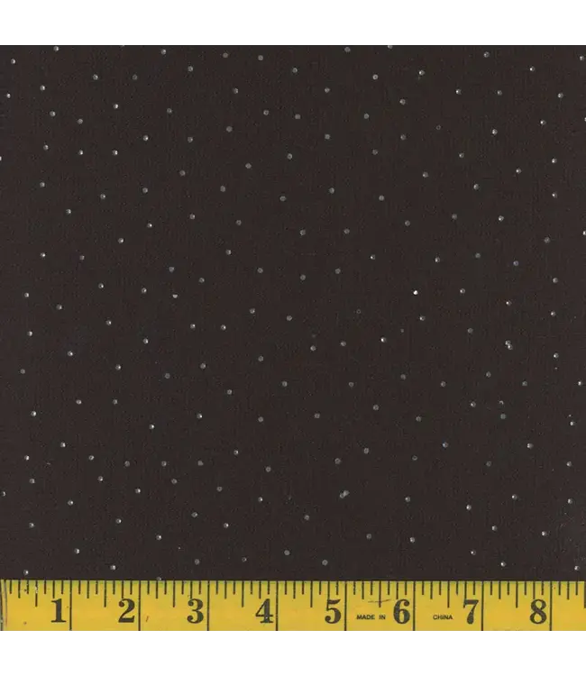 Mook Fabrics Yard of Dallas, Solid NS Black Fabric 135936