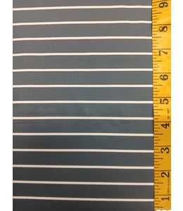 Yard of Shiloh Stripes-Navy Jersey Knit Fabric