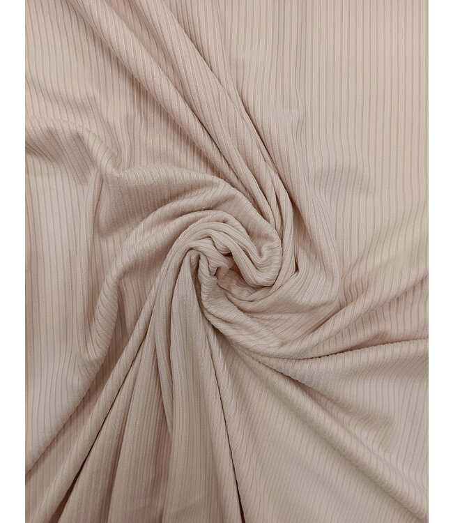 Yard of Rib Knit-Kelsey Sand Fabric FA14258