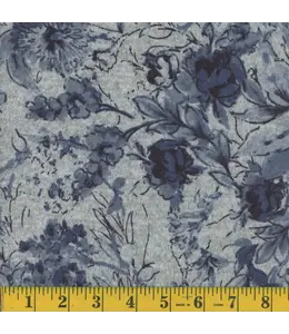 Mook Fabrics Yard of Sweater Knit, Denim Fabric 136938