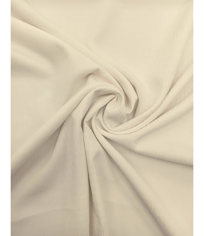 Yard of Velata Cream Fabric FWFVEL010