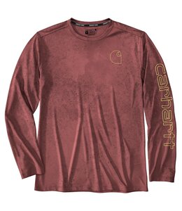 Carhartt Men's Force Sun Defender Lightweight Long-Sleeve Print T-Shirt 106779