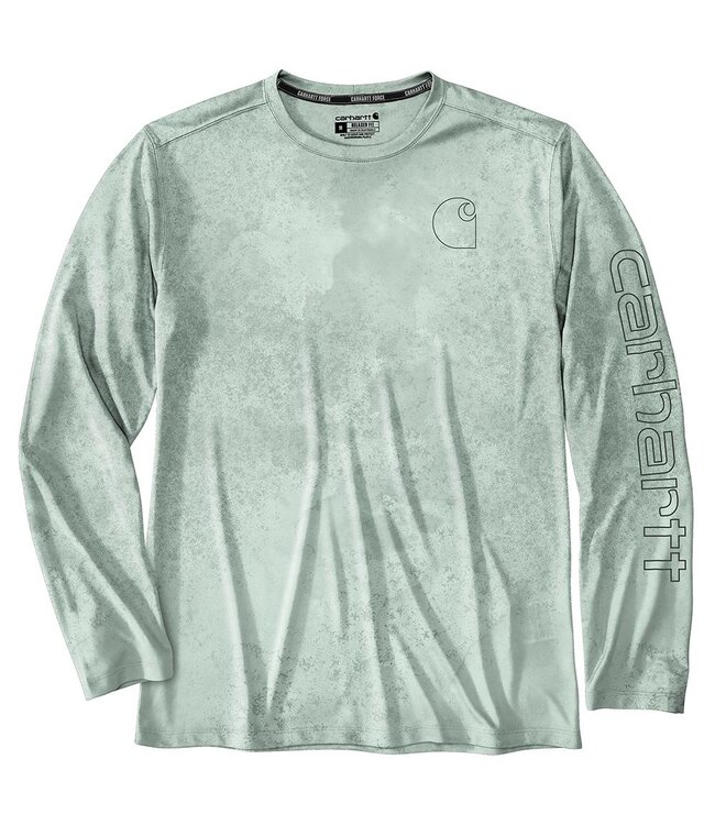 Carhartt Men's Force Sun Defender Lightweight Long-Sleeve Print T-Shirt 106779