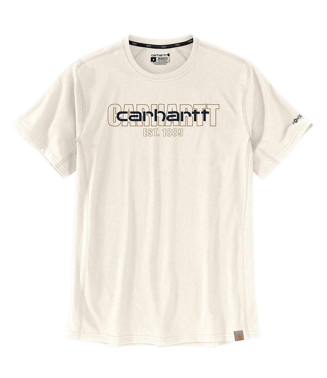 Carhartt Men's Force Relaxed Fit Midweight  Short-Sleeve Logo Graphic T-Shirt 106653