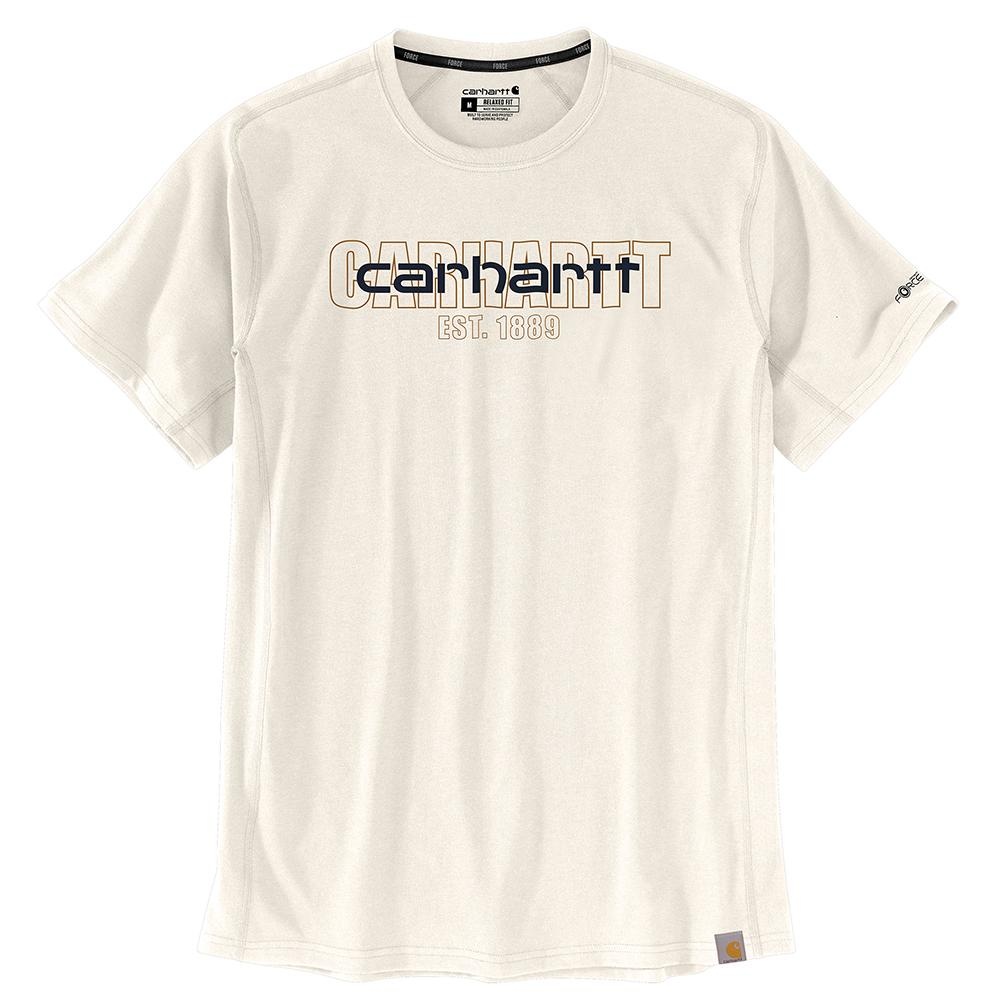 ★Carhartt★ 難燃性Carhartt Force ロゴ グラフィックTシャツ Carhartt Men's Force Relaxed Fit Midweight Short-Sleeve Logo