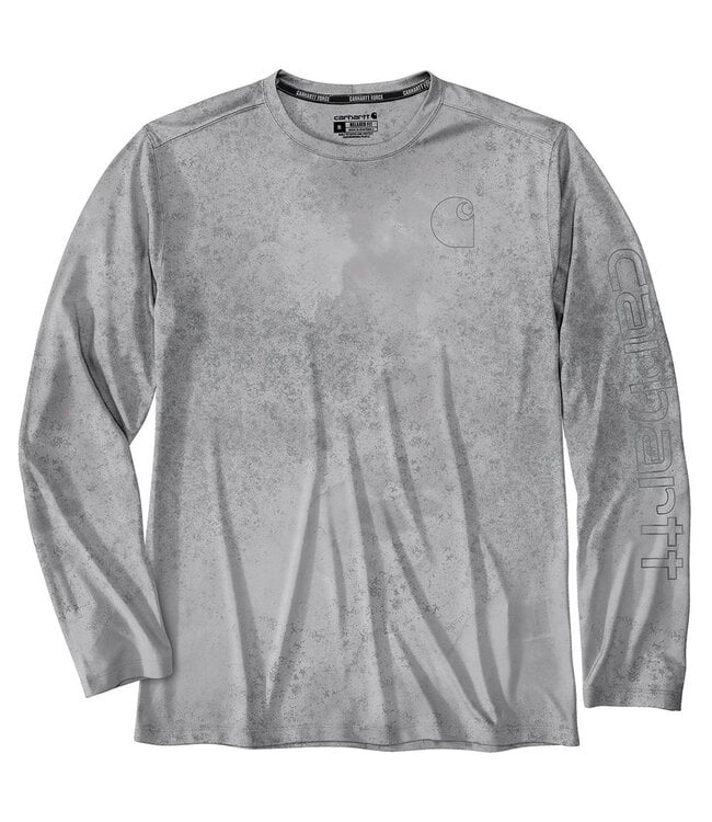 Carhartt Men's Force Sun Defender Lightweight Long-Sleeve Print T-Shirt 106779