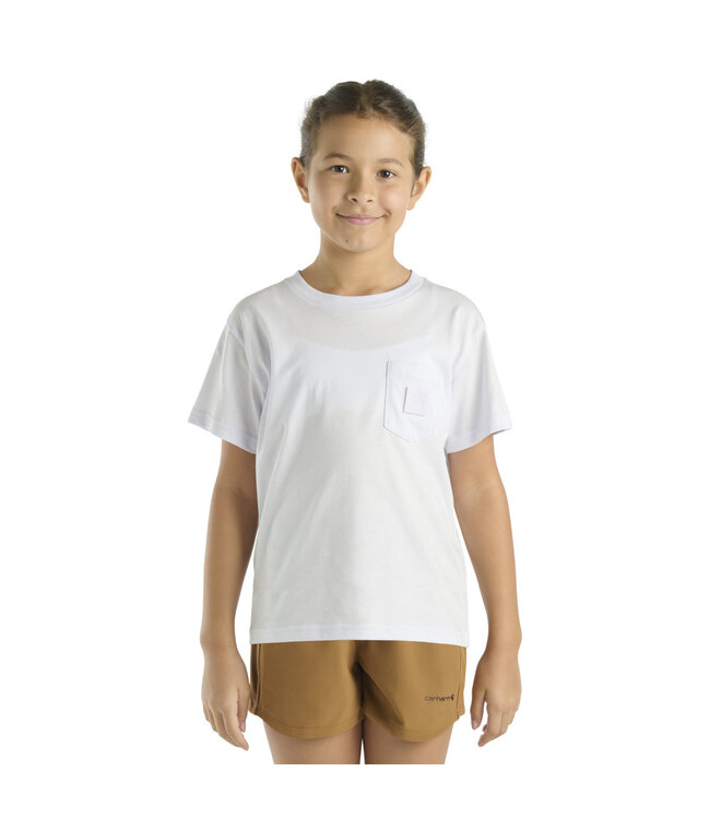 Carhartt Girl's Short-Sleeve Tonal Patch Pocket T-Shirt CA7109