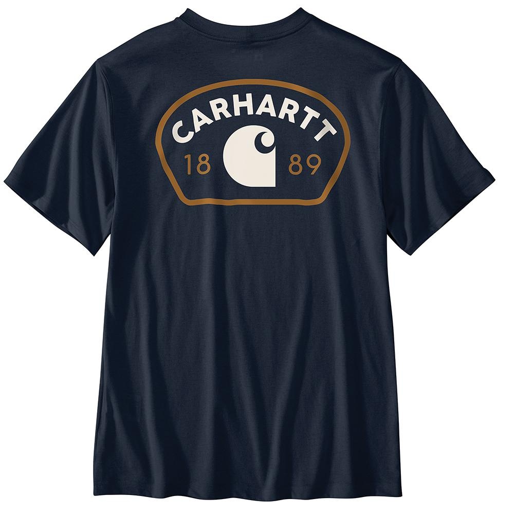 Tシャツ・カットソー Carhartt SS25 T-shirts (I034421 89 XX) Carhartt WIP S/S Hudson Women's T-Shirt Black I035138-895F