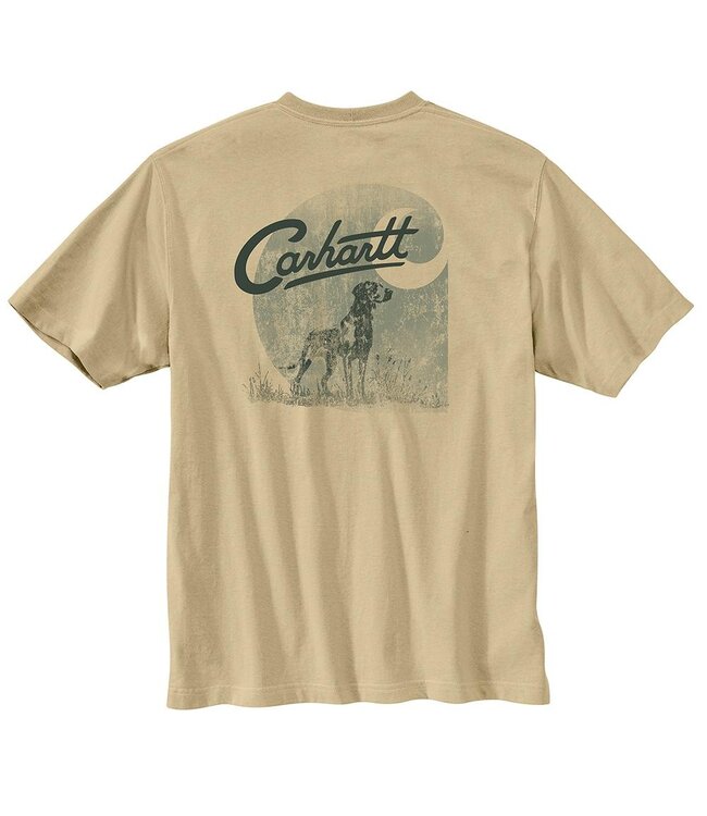 Carhartt Men's Relaxed Fit Lightweight Short-Sleeve Pocket Dog Graphic T-Shirt 106778