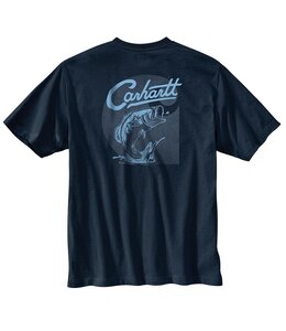 Carhartt Men's Relaxed Fit Lightweight Short-Sleeve Pocket Fish Graphic T-Shirt 106893