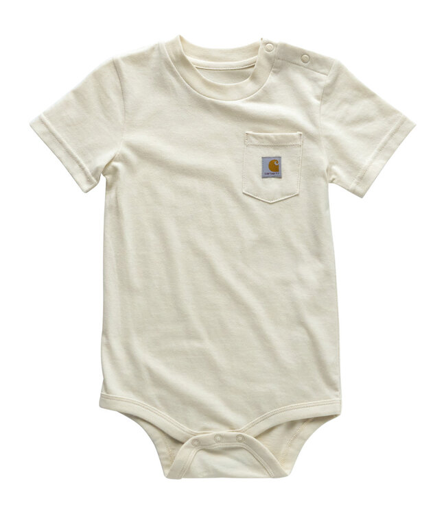 Carhartt Kid's Infant Short-Sleeve Pocket Bodysuit CA5009