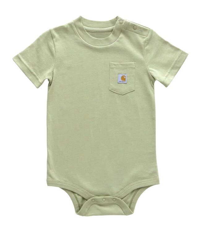 Carhartt Kid's Infant Short-Sleeve Pocket Bodysuit CA5009