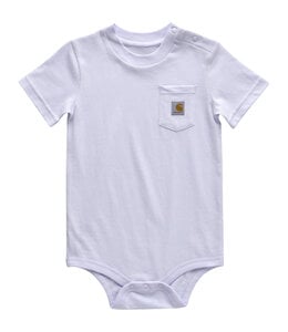 Carhartt Kid's Infant Short-Sleeve Pocket Bodysuit CA5009