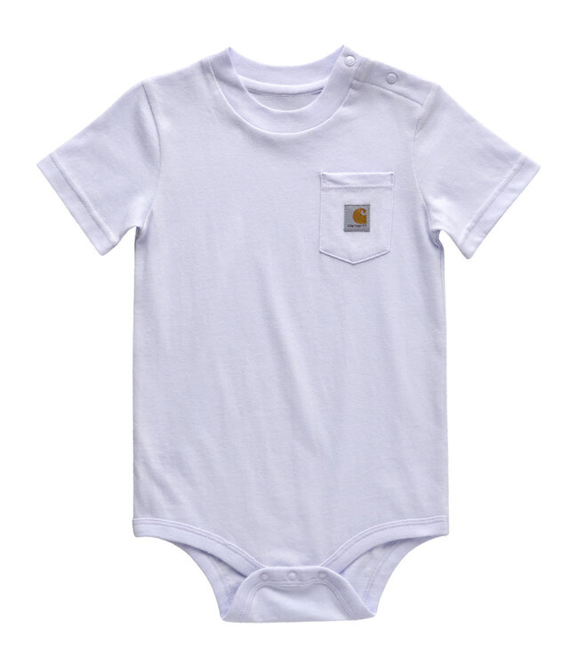 Carhartt Kid's Infant Short-Sleeve Pocket Bodysuit CA5009