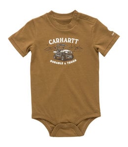 Carhartt Boy's Infant Short-Sleeve Tough Bodysuit CA6635