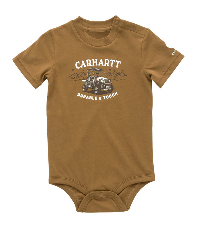 Carhartt Boy's Infant Short-Sleeve Tough Bodysuit CA6635