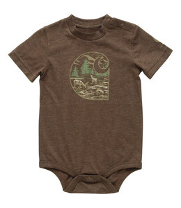 Carhartt Boy's Infant Short-Sleeve Deer Bodysuit CA6636