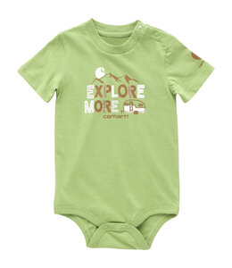 Carhartt Boy's Infant Short-Sleeve Explore More Bodysuit CA6637