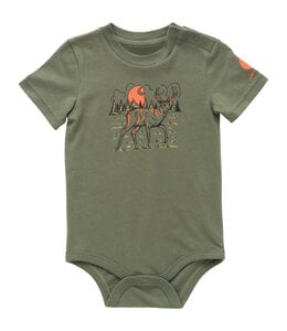 Carhartt Boy's Infant Short-Sleeve Deer Bodysuit CA6641