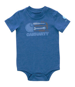 Carhartt Boy's Infant Short-Sleeve Tools Bodysuit CA6647