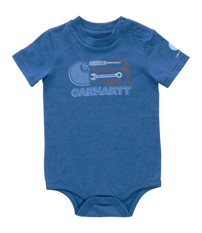 Carhartt Boy's Infant Short-Sleeve Tools Bodysuit CA6647