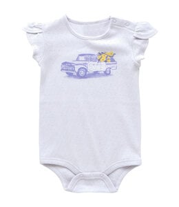 Carhartt Girl's Infant Short-Sleeve Truck Bodysuit CA7101