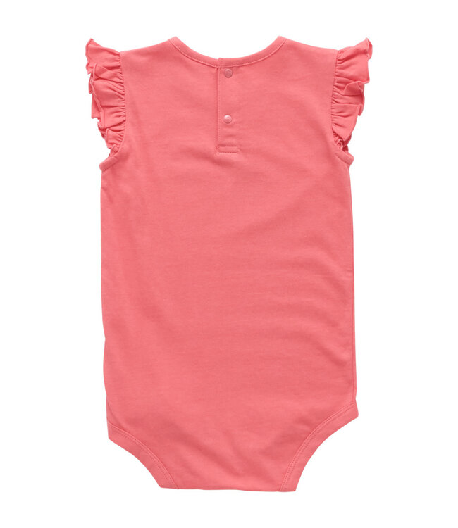 Carhartt Girl's Infant Short-Sleeve Floral C Bodysuit CA7099