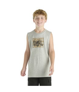 Carhartt Boy's Sleeveless Graphic Tractor T-Shirt CA6691