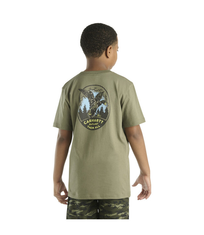 Carhartt Boy's Short-Sleeve Duck Pocket T-Shirt CA6683