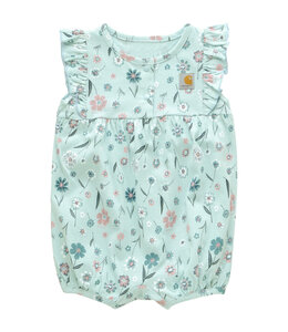 Carhartt Girl's Infant Sleeveless Floral Print Romper CM9761