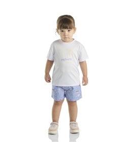 Carhartt Girl's Toddler Force Sun Defender Short-Sleeve Shirt and Printed Short Set CG9933