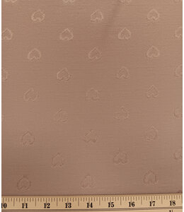 Yard of Poly Downy Hearts Fabric 323542-DR