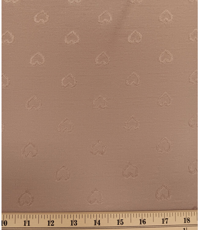Yard of Poly Downy Hearts Fabric 323542-DR