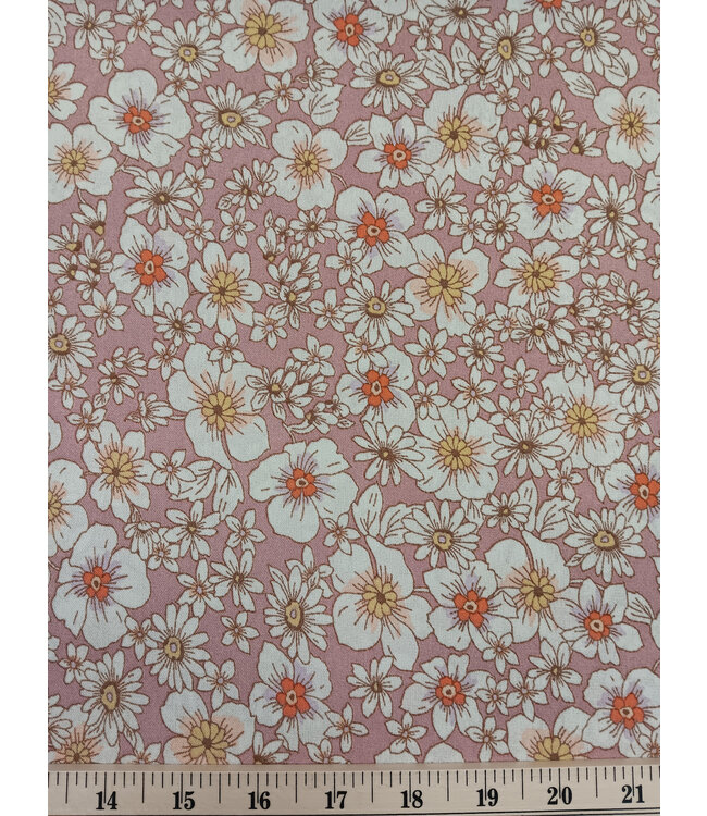 Mook Fabrics Yard of Airflow CEY, Rose Fabric 137830