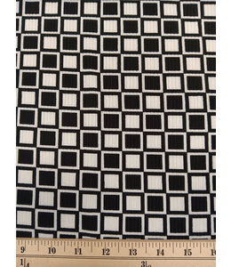 Mook Fabrics Yard of 4X2 Yummy Rib EK, Black Fabric 137809