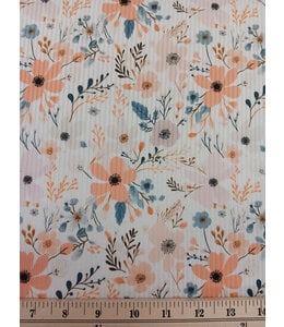 Colorwave Creations Yard of Willow Poly Rib, Boho Collection 6 Fabric