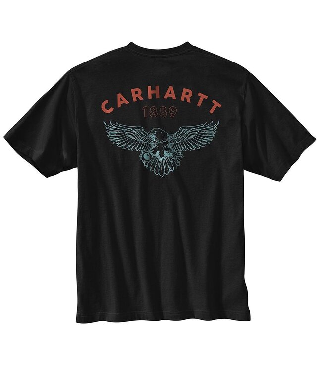 Carhartt Men's Relaxed Fit Lightweight Short-Sleeve Eagle Graphic T-Shirt 107211