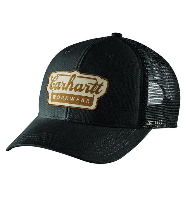 Carhartt Men's Rugged Flex Twill Mesh-Back Script Patch Cap 106738