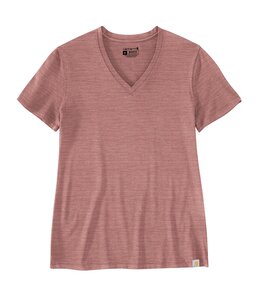 Carhartt Women's Relaxed Fit Lightweight Short-Sleeve V-Neck T-Shirt 105739