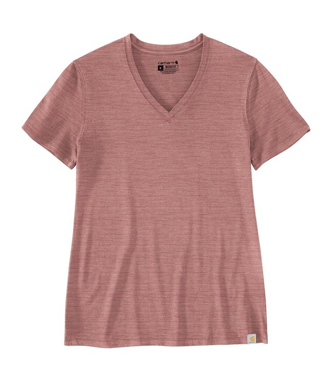 Carhartt Women's Relaxed Fit Lightweight Short-Sleeve V-Neck T-Shirt 105739