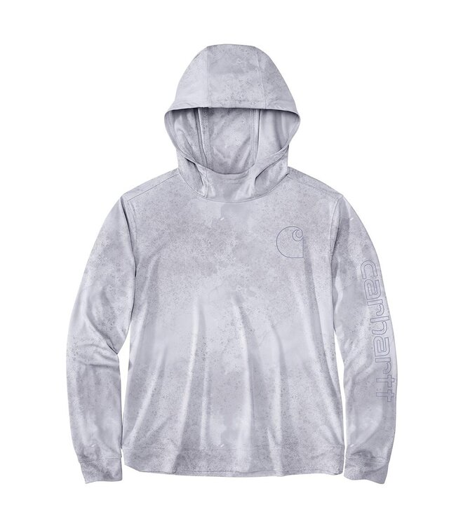 Carhartt Women's Force Sun Defender Lightweight Long-Sleeve Hooded Graphic T-Shirt 106236