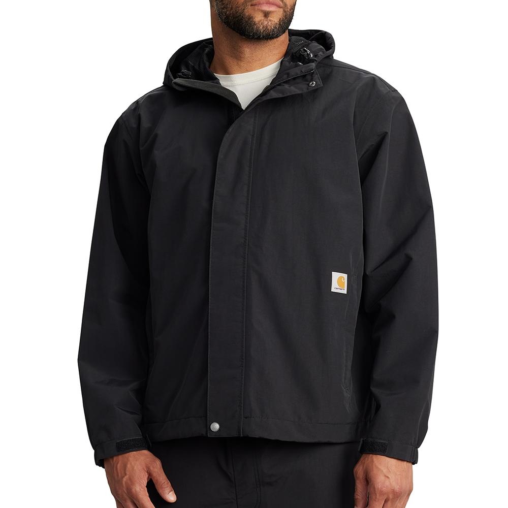 (取寄) カーハート メンズ ストーム ディフェンダー ルーズ フィット ライトウェイト ジャケット - メンズ Carhartt men Storm Defender Loose Fit Lightweight Jacket - Men's Black Carhartt Men's Storm Defender Loose Fit Lightweight Jacket