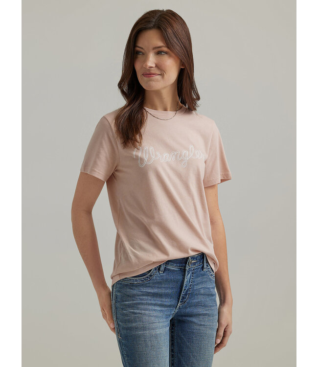 Wrangler Women's Rope Logo Regular Fit Tee 112344134