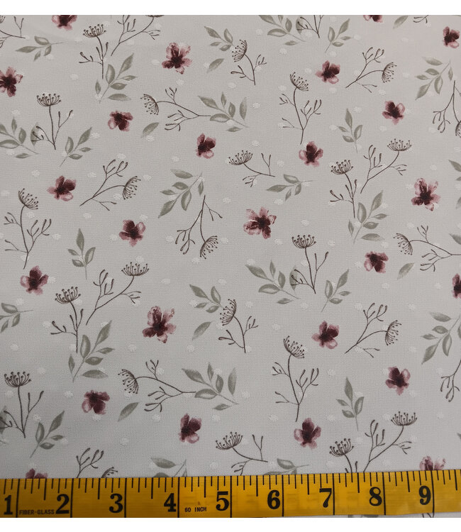 Yard of Swiss Dot Knit Fabric 57351-BR