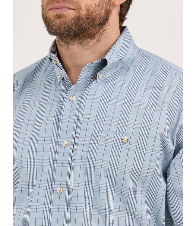 Wrangler Men's George Strait Long-Sleeve Button Down One Pocket Shirt 112359966