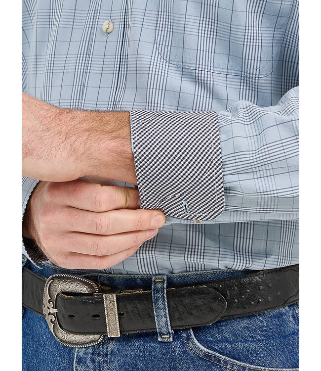 Wrangler Men's George Strait Long-Sleeve Button Down One Pocket Shirt 112359966