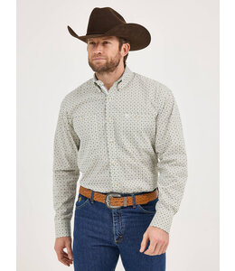 Wrangler Men's George Strait Long-Sleeve Button Down Two Pocket Shirt 112359999